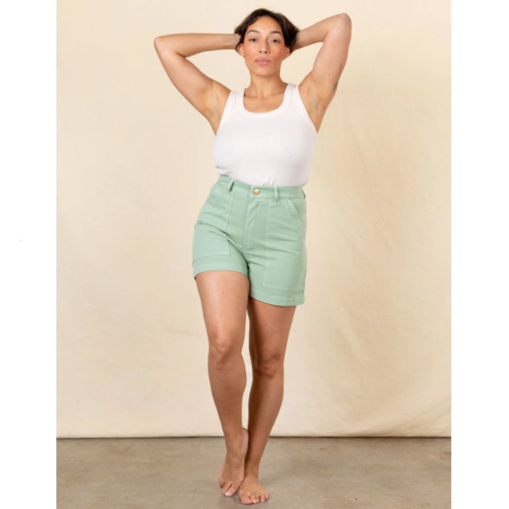 Big Bud Press Classic Work Shorts Sage Green